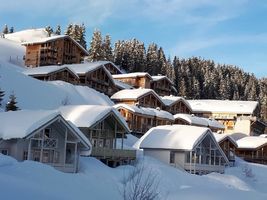 Apartment With 3 Bedrooms in Flaine, With Wonderful Mountain View, Pool Access, Furnished Terrace - 500 m From the Slopes